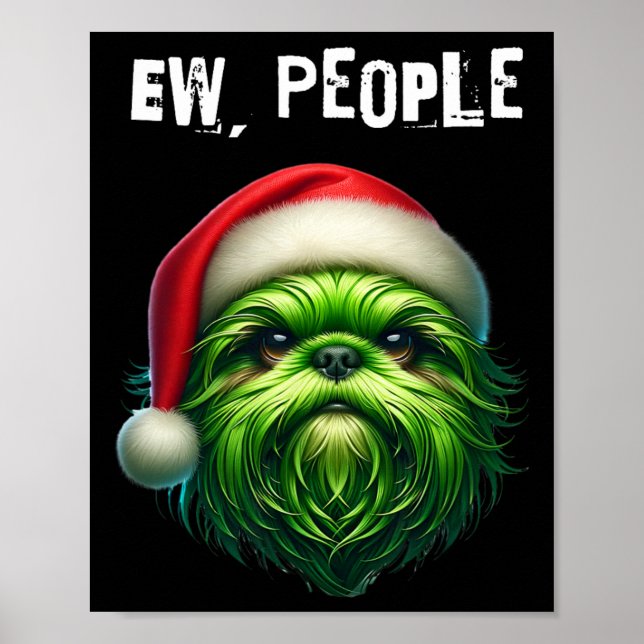 Poster Ew Pessoas Shihtzu Dog (Frente)