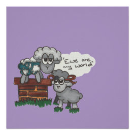 Póster Ewe are My World