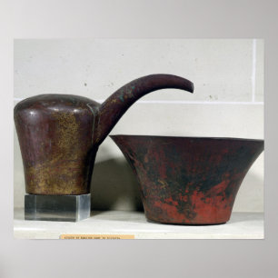 Póster Ewer e bacia (cobre)