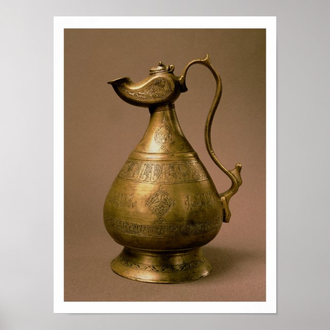 Póster Ewer from Nakhtchivan, Persia, 1190 (586 Hijra) (e (Frente)