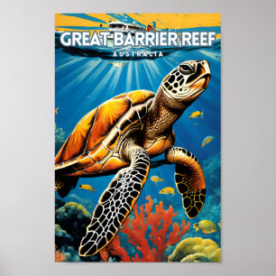 Poster Excelente Barrier Reef Austrália