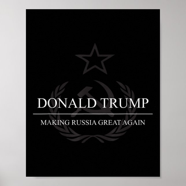 Poster Excelente contra o Fazer da Rússia novamente Engra (Frente)