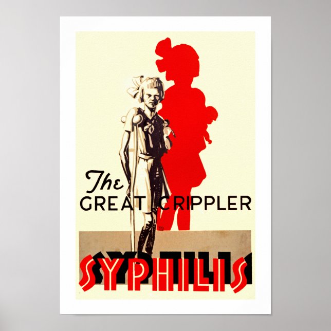 Poster Excelente Crippler ~ Sífilis (Frente)