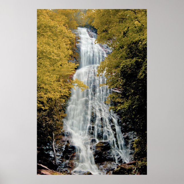 Póster Excelente de cachoeiras Smokey Mountain NP (Frente)