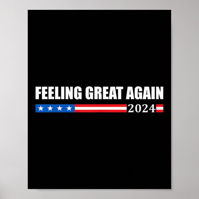 Poster Excelente de novo Trump 2024 (Frente)