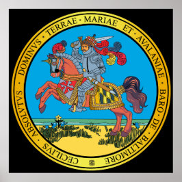 Póster Excelente do Estado de Maryland