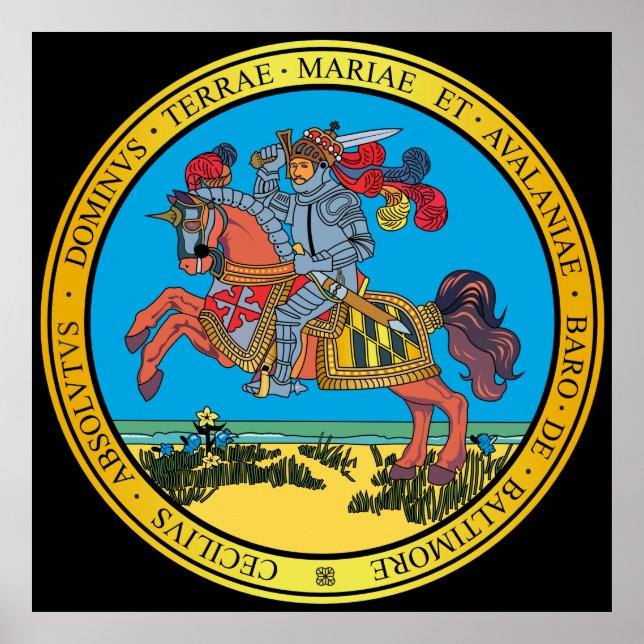 Póster Excelente do Estado de Maryland (Frente)