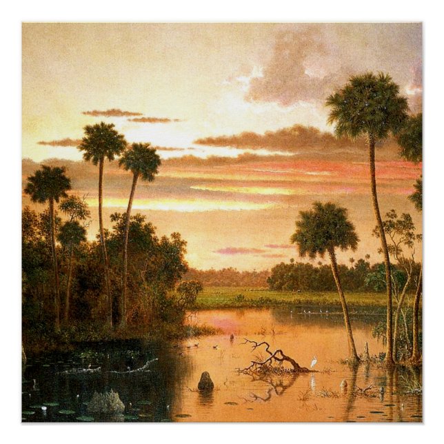 Póster Excelente Florida Sunset, belas artes, (Frente)