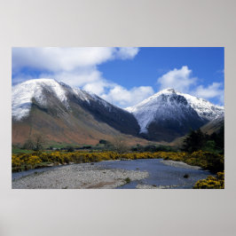 Poster Excelente Gable e Kirk Fell Wasdale Lake District