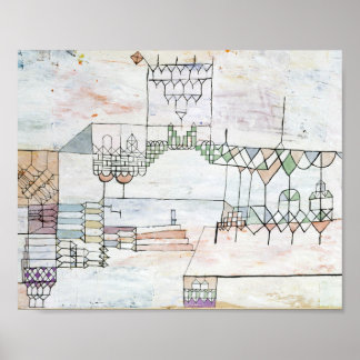 Poster Excelente Hall para Cantores: Paul Klee 1930