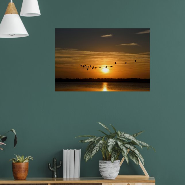Poster Excelente Herões Ao Sunset (Sala de Estar 1)