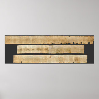 Poster Excelente Isaiah Scroll Morto Sea Scrolls 1QIsaa
