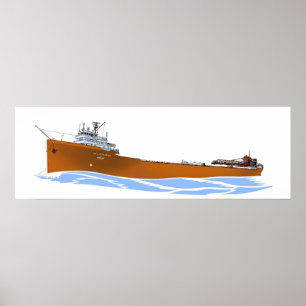 Poster Excelente Lagos freighter Lee A. Tregurtha