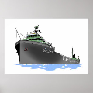 Poster Excelente Lagos Freighter Walter A. Sterling