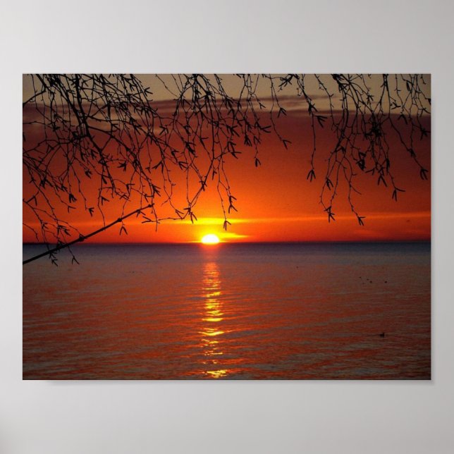 Póster Excelente Lagos Sunset por Bobby Mikul (Frente)