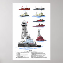 Poster Excelente Lagos Tug Olive L. Moore História