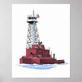 Poster Excelente Lagos tug Olive L. Moore (K&K)