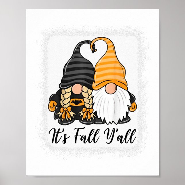 Poster Excelente Novelty Gnome Halloween Engraçado É A Su (Frente)