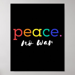 Poster Excelente Presente de Paz Sem guerra Camisa Gráfic