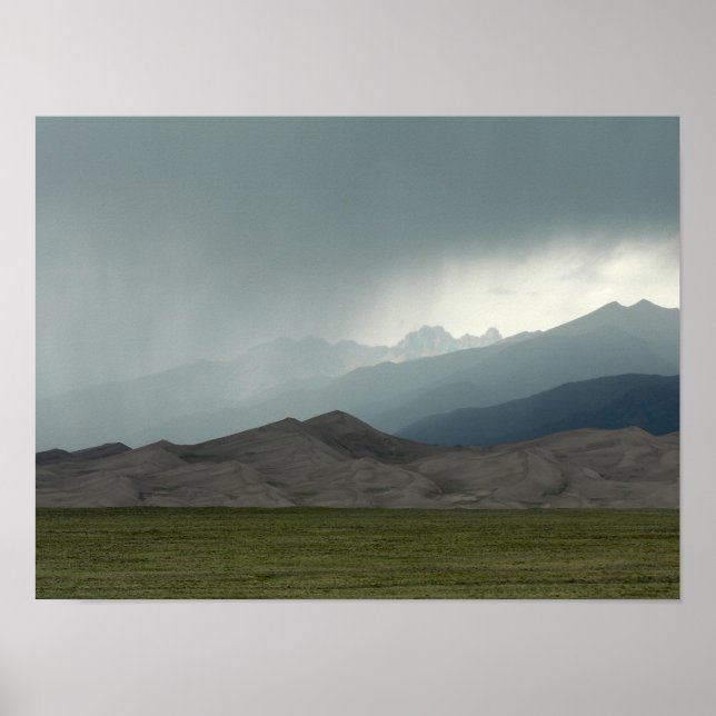 Poster Excelente Sand Dunes Nat'l Park & Preserve, Colora (Frente)
