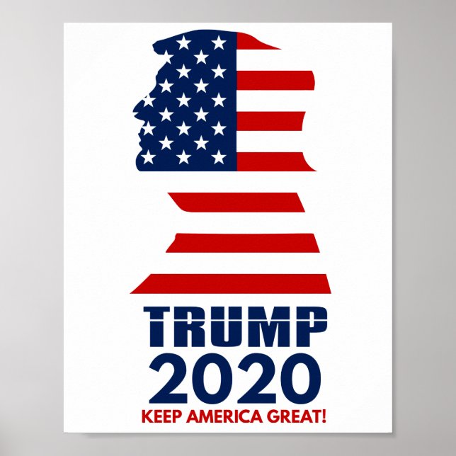 Poster Excelente Trump 2020 Keep America (Frente)