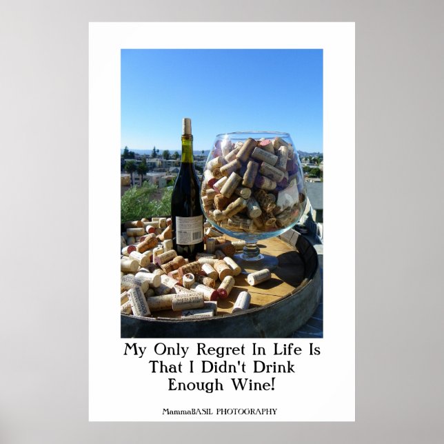 Póster Excelente Vinho Poster! (Frente)