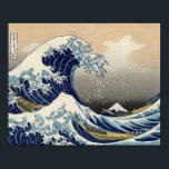 Poster Excelente Wave de Kanagawa Oriental Fine Art<br><div class="desc">Vintage aquarela do que alguns dizem é uma onda de marés prestes a atingir a costa do Japão enquanto pescadores tentam escapar em seus barcos. O Monte Fuji está ao fundo.</div>