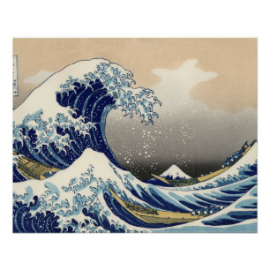 Póster Excelente Wave Kanagawa - Pintura Japonesa