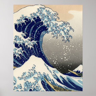 Póster Excelente Wave Kanagawa - Pintura Japonesa
