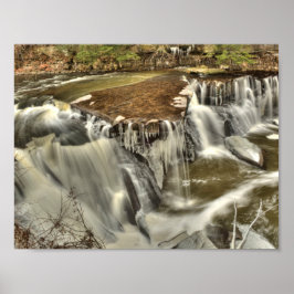 Póster Excelentes em Tinker Creek em Winter, Ohio