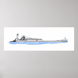 Poster Excelentes Lagos barge Maumee e reboce Vitória