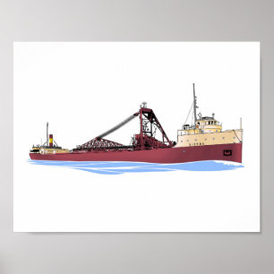 Poster Excelentes Lagos Freighter Sierra (Colômbia)