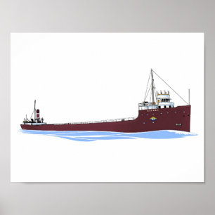 Poster Excelentes Lagos Freighter Sierra (Tomlinson)