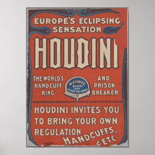Póster Excitando Houdini
