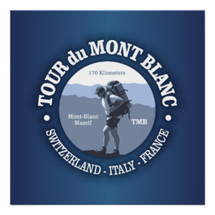 Póster Excursão du Mont Blanc