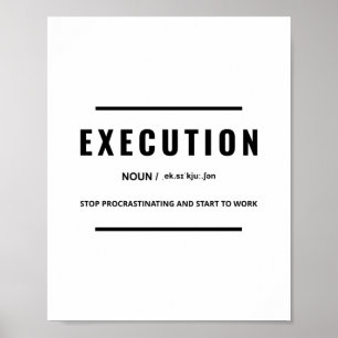 Poster Execução   Citação Motivacional