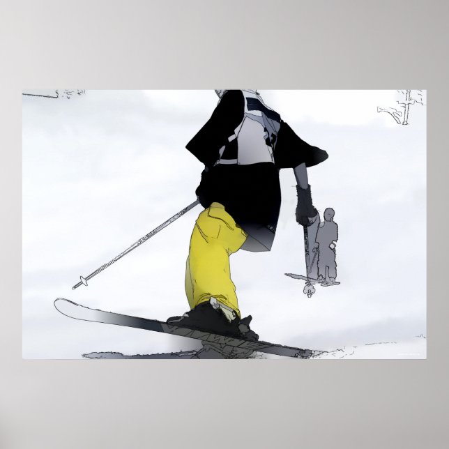 Poster Execução de Esqui Concluir (Frente)