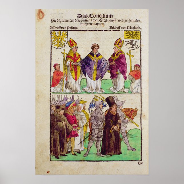 Póster Execução de Jan Hus (Frente)