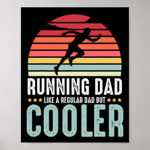 Poster Executando Dia de os pais De De Maratona Engraçad