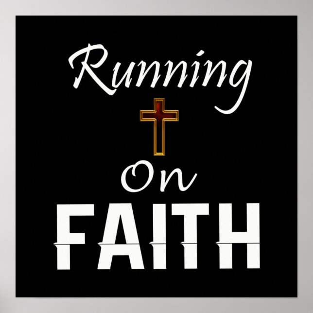 Poster Executando em Faith Runner (Frente)