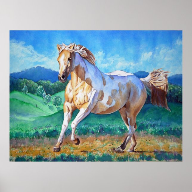 Póster Executando Pintura (Frente)