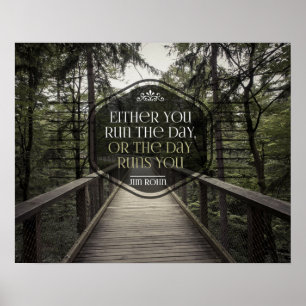 Poster Executar O Dia