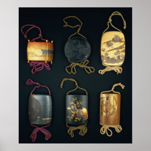 Poster Exemplo do Inro, século XIX