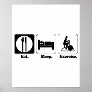 Póster exercício do sono