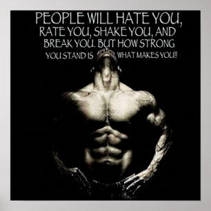 Poster Exercício inspirador