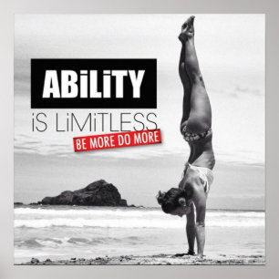 Póster Exercício inspirador