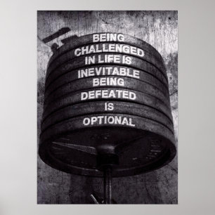 Póster Exercício inspirador