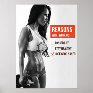 Póster Exercício inspirador