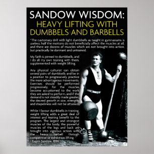 Póster Exercício inspirador