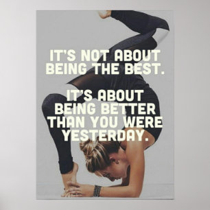 Poster Exercício inspirador